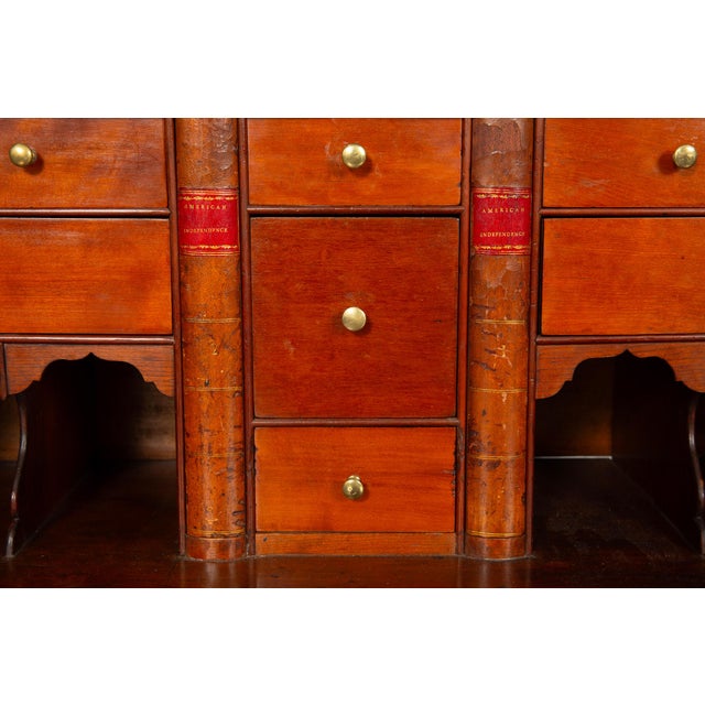 Fine Chippendale Secretary Desk “American Independence” For Sale - Image 15 of 18