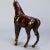 Large Vintage Leather Covered Horse Sculpture For Sale - Image 4 of 9