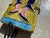 Signed Harlequin Relief Tile in Ceramic with Metal Hook, Italy, 1950s For Sale - Image 9 of 11