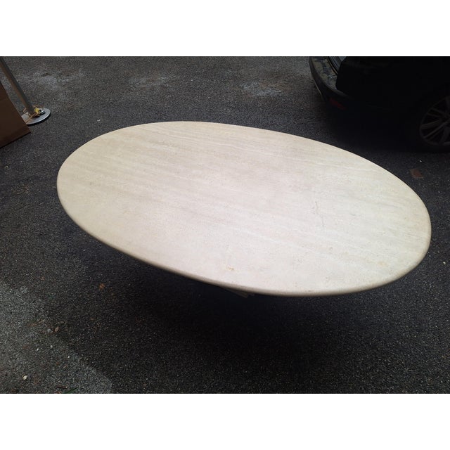 Travertine Argo Dining Table by Carlo Scarpa for Gavina, 1970s For Sale - Image 6 of 18