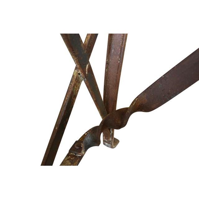 Antique White French 19th Century Garden Console Table For Sale - Image 8 of 11