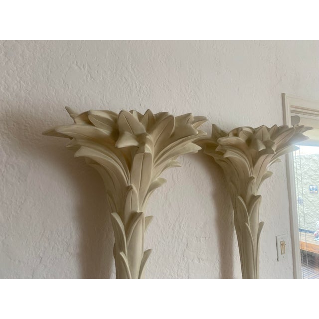 1960s 1960s Pair of Fiberglass Torchères in the Manner of Serge Roche For Sale - Image 5 of 13
