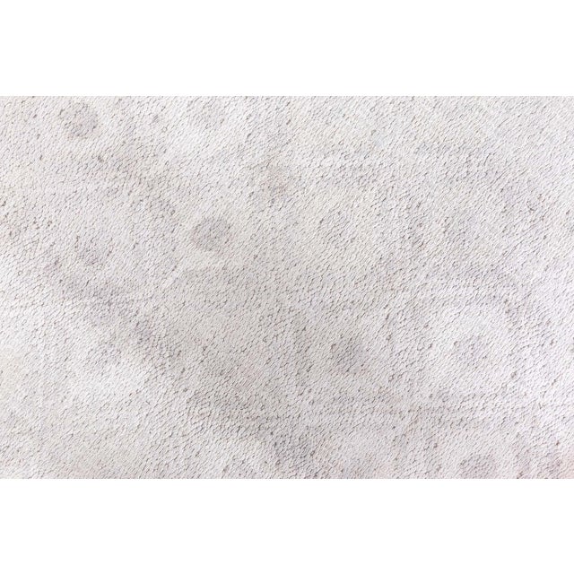 Mid-20th Century Indian Light Beige Handmade Cotton Runner For Sale - Image 4 of 10