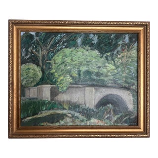 Original Signed Landscape Oil Painting by c.r. Smith, 2003, Framed For Sale