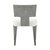 Mid-Century Modern Grey Art Deco Style Dining Chairs- a Pair For Sale - Image 3 of 8