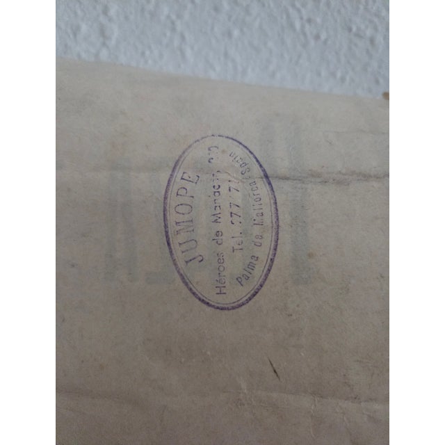 Mid-Century Spanish Realism Authentic Bullfighting Event Poster For Sale - Image 14 of 14