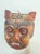 Mid 20th Century Mid 20th Century Thai Hand-Carved Wood Stylized Boar Folk Art Wall Mask For Sale - Image 5 of 12