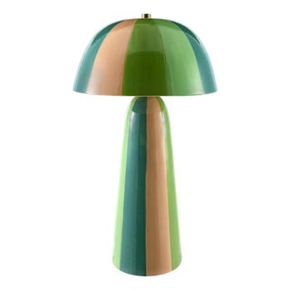 Galleria Accent Table Lamp Green Blue For Sale