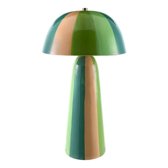 Galleria Accent Table Lamp Green Blue For Sale