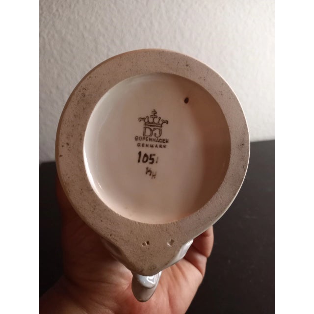 Vintage Dahl Jensen Copenhagen Denmark Cockatoo Figurine For Sale - Image 4 of 9