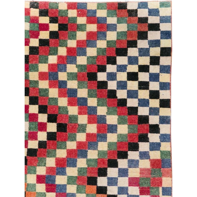 Mid-Century Modern Galerie Shabab Collection Mid-20th Century Turkish Anatolian Accent Rug For Sale - Image 3 of 10