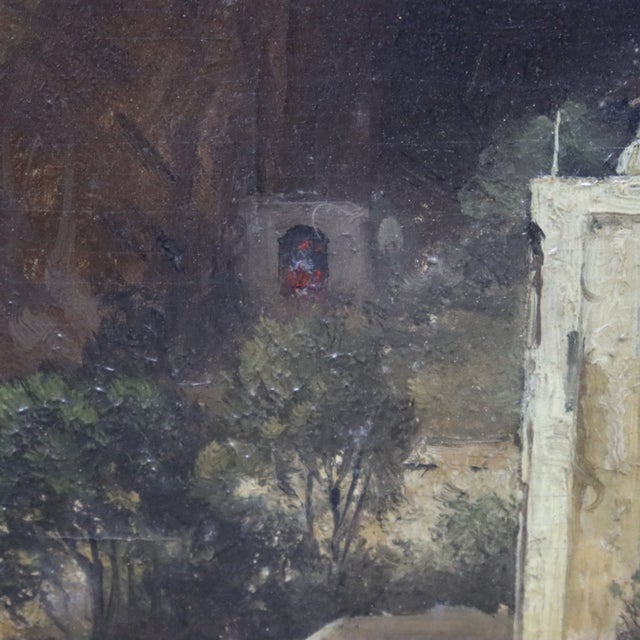 Zimermann German Oil on Board Mediterranean Coastal Landscape & Cliffside 19thC For Sale - Image 4 of 13