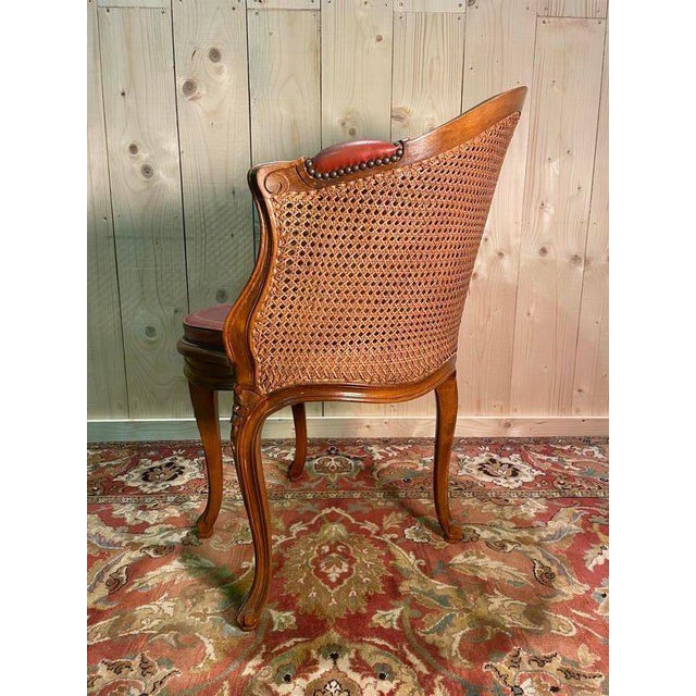 Louis XV Style Office Chair For Sale - Image 4 of 7