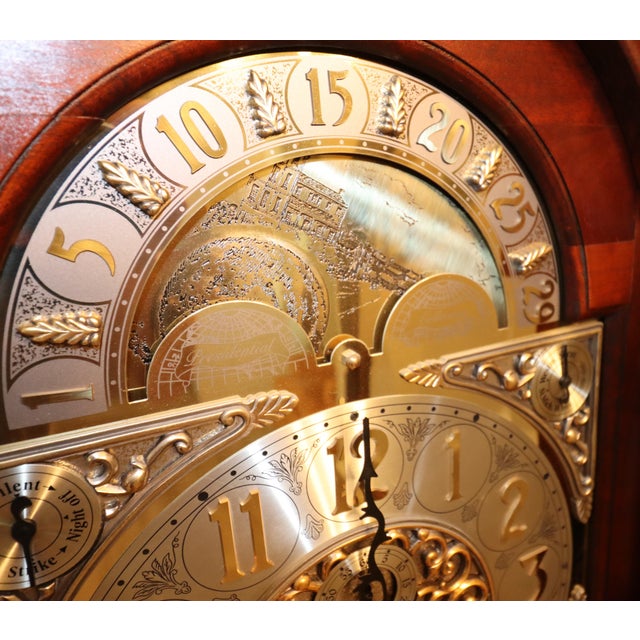 Howard Miller “Presidential Collection” Triple-Chime Grandfather Clock For Sale - Image 12 of 17