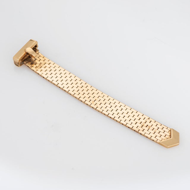 ​Retro Belt Buckle Ring Adjustable Size Band 14k Yellow Gold Vintage Jewelry, Size 8 For Sale In Los Angeles - Image 6 of 7