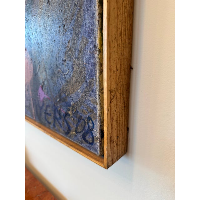 Bright Green Walter Myers Large-Scale Figurative Oil on Canvas, “Special”, Signed and Dated 2007 For Sale - Image 8 of 11