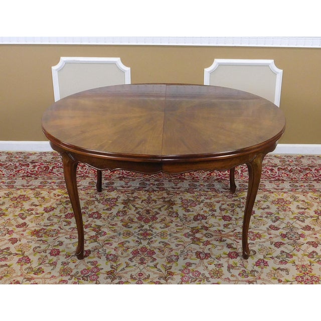 Fruitwood Cherry Oval French Provincial Style Baker ...