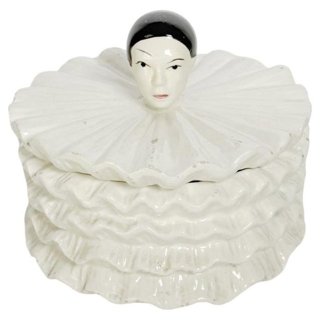 White Ceramic Pierrot Box, France, 1970s For Sale - Image 17 of 17
