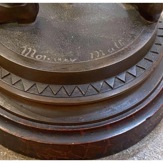 Large French Bronze Spelter Figure of an Artist, After Mathurin Moreau For Sale - Image 10 of 13