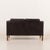 Danish Black Aniline Leather Sofa by Hurup, 1980s For Sale - Image 6 of 18