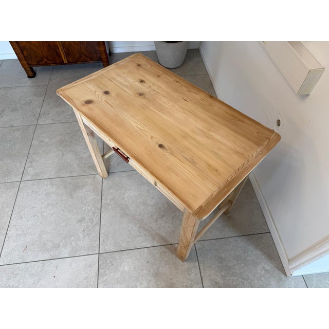 Brown Biedermeier Farmhouse Side Table For Sale - Image 8 of 10