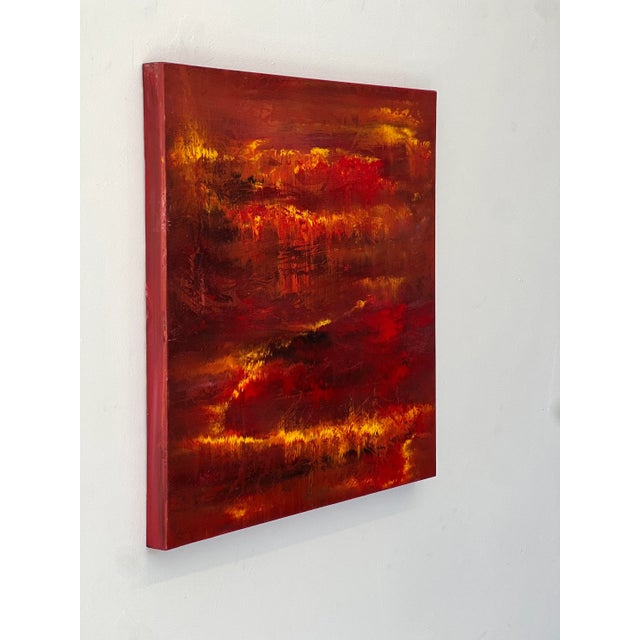 "Santa Ana" Contemporary Abstract Acrylic Painting by Nina Weintraub For Sale - Image 4 of 11