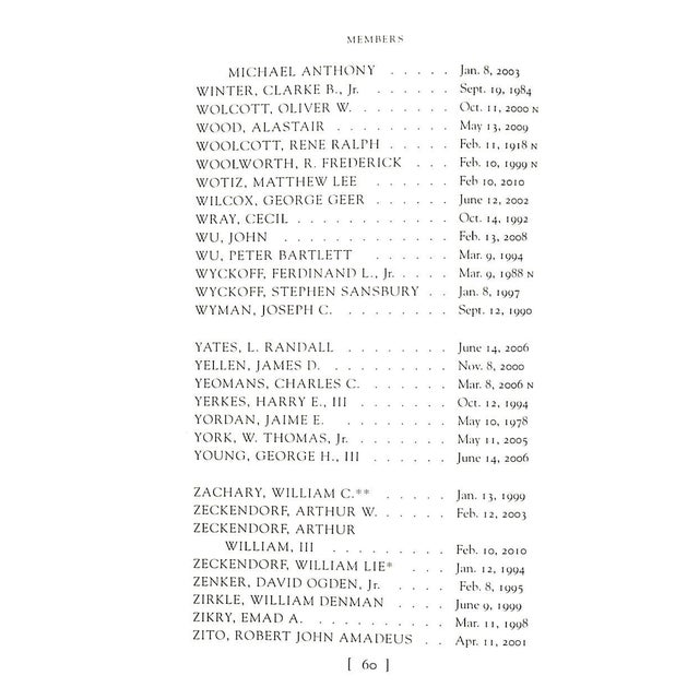 Traditional The Union Club of the City of New York Members' Annual 2010 For Sale - Image 3 of 10