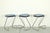 Italian Tubular Z Bar Stools in Chrome, 1970s, Set of 3 For Sale - Image 4 of 16