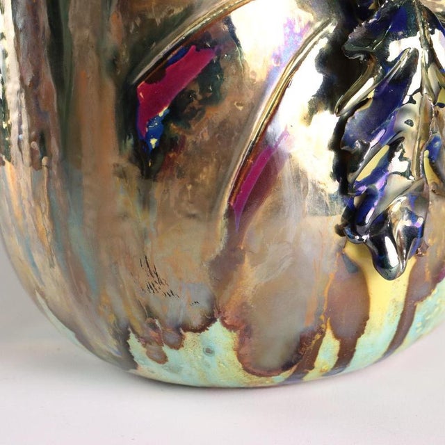 Black Ceramic Pourer by Giuseppe Mazzotti for Albisola For Sale - Image 8 of 11