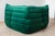 1970s Bottle Green Velvet Togo Corner Chair by Michel Ducaroy for Ligne Roset, 1970 For Sale - Image 5 of 11