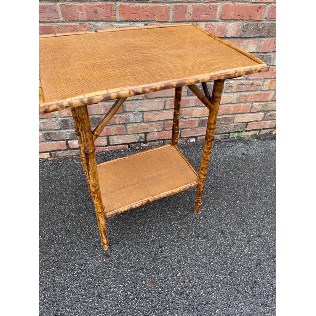 Wood 19th Century English Bamboo Table For Sale - Image 7 of 7