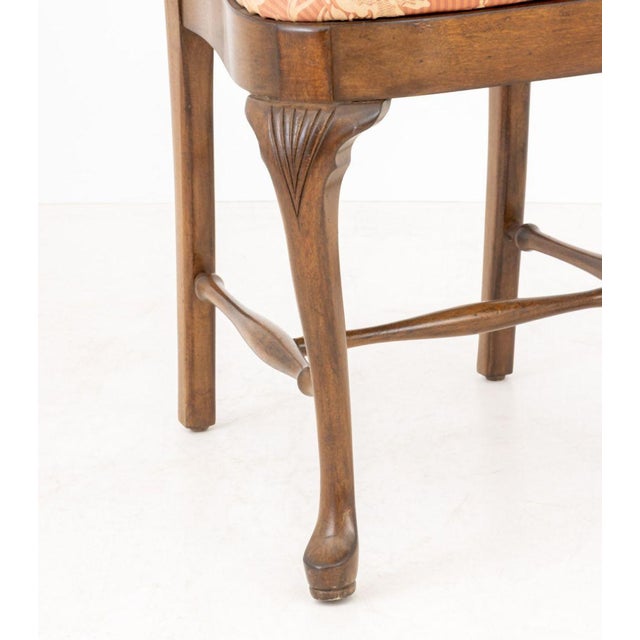 Queen Anne Style Walnut Dining Chairs, 8 For Sale - Image 10 of 10