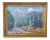 Wood Silvio Silvestri, Listed Artist (1948-2018) Squaw Valley Palisades Tahoe California Landscape Painting W/ Antiqued Gold Frame For Sale - Image 7 of 11
