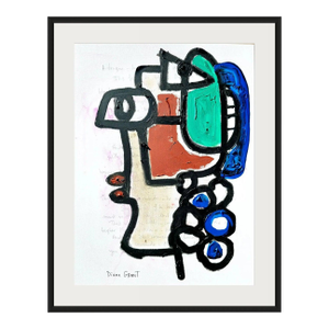 One-of-a-Kind Portrait of a Woman | Original Abstract Figurative Painting by Diane Grant | Pablo Picasso