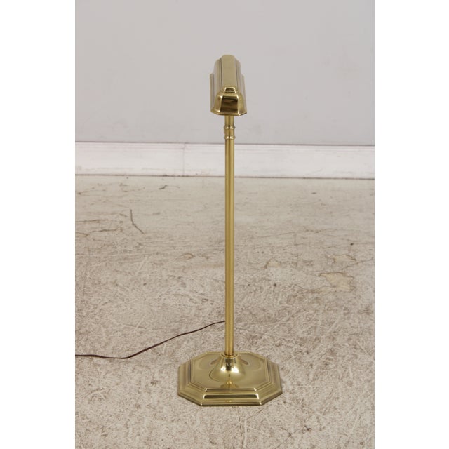 Mid-Century Modern 1980s Mid-Century Modern Adjustable Brass Floor Lamp For Sale - Image 3 of 13