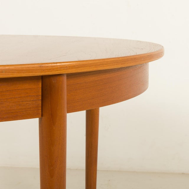 Danish Teak Extendable Table with Leaves, 1960s For Sale - Image 13 of 15