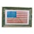 Framed Authentic 1896-1908 Us 45 Staggered Star Flag Gauze Flag For Sale