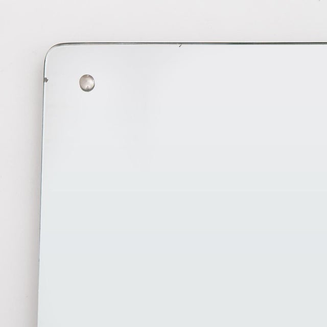 Metal Rectangular Wall Mirror, 1950s For Sale - Image 7 of 13