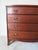 1970’s Vintage Drexel Georgian-Style Mahogany Bow Front Chest of Drawers For Sale - Image 4 of 12