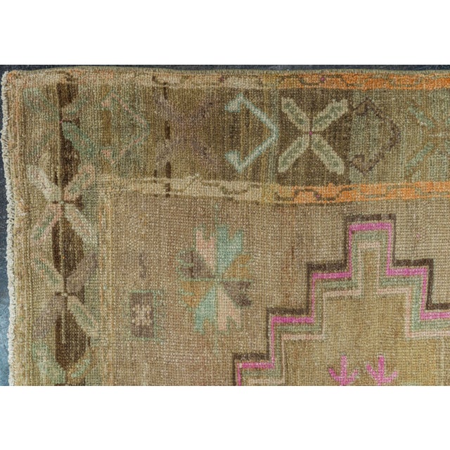 Early 21st Century Turkish Vintage Rug 4'3" x 12' #20817 For Sale - Image 5 of 8