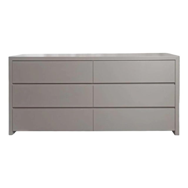 Mobital Blanche High Gloss Stone Double Dresser, Attributed For Sale