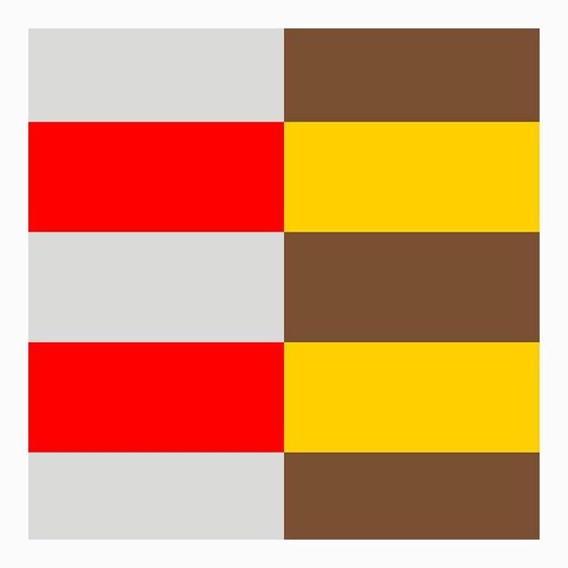 Mid-Century Modern Four Moods Eight Colors Fine Art Print 9" X 21" by Liz Roache For Sale - Image 3 of 6