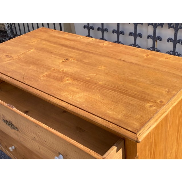 Pine Chest of Three Drawers, Hungary For Sale - Image 14 of 14