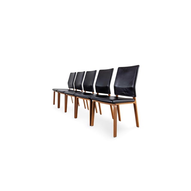 Chair in Leather from COR, Set of 5 For Sale - Image 5 of 12