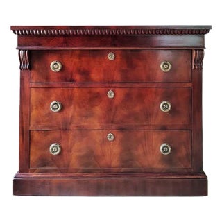 Louis Philippe Mahogany Dresser Commode by Henredon For Sale