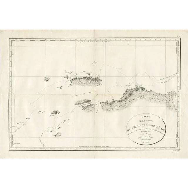 Antique Map of Indonesia by C. F. Beautemps-Beaupre, 1807 For Sale - Image 5 of 5