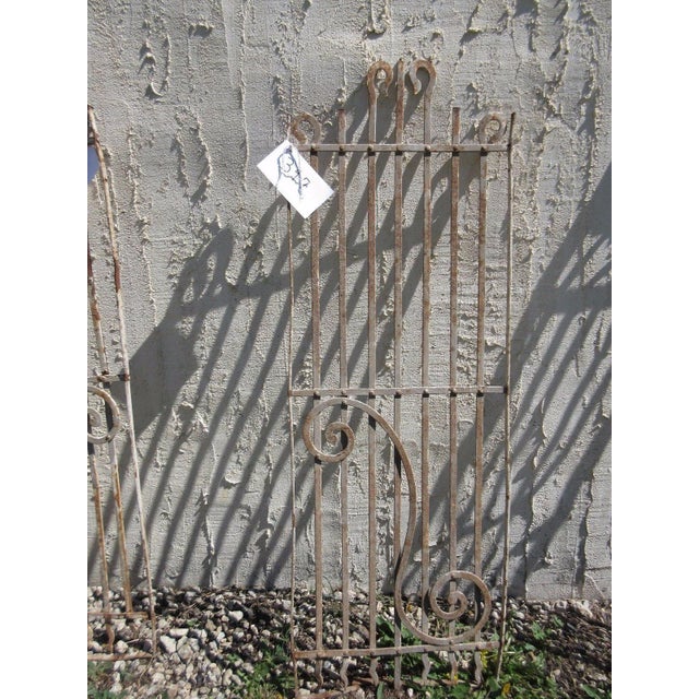 Measurements ( L x W x H) 11.5 x 1 x 45.25". Wonderful piece of Architecture. Heavy, tight and sturdy... piece does show...