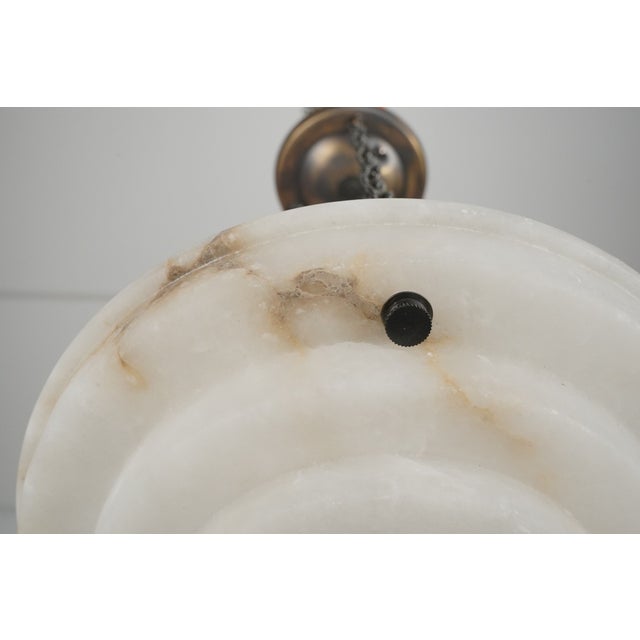 Alabaster Small Step Deco Pendant Light For Sale - Image 4 of 9