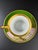 Ceramic Antique French Hand-Painted Porcelain Cup and Saucer from Befos, 1800s, Set of 2 For Sale - Image 7 of 11