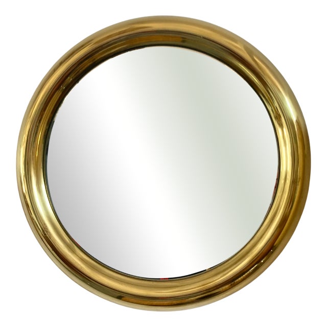 Italian Gilt Mirror, 1970s For Sale